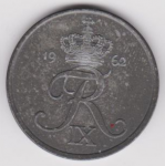5 эре 1962 г. Дания(28) -4173 - реверс