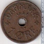 1 эре 1927 г. Дания(28) -4173 - реверс