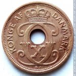 1 эре 1940 г. Дания(28) -4173 - аверс