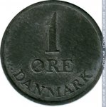 1 эре 1962 г. Дания(28) -4173 - реверс