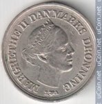 10 крон 1986 г. Дания(28) -4173 - реверс