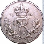 10 эре 1954 г. Дания(28) -4173 - аверс