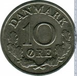 10 эре 1961 г. Дания(28) -4173 - реверс