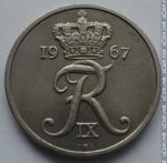 10 эре 1967 г. Дания(28) -4173 - аверс