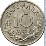 10 эре 1972 г. Дания(28) -4173 - реверс