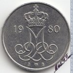 10 эре 1980 г. Дания(28) -4173 - аверс