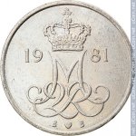 10 эре 1981 г. Дания(28) -4173 - аверс