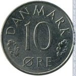 10 эре 1982 г. Дания(28) -4173 - реверс