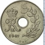 25 эре 1967 г. Дания(28) -4173 - аверс