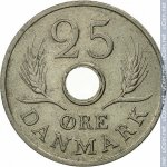 25 эре 1967 г. Дания(28) -4173 - реверс