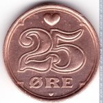 25 эре 2002 г. Дания(28) -4173 - реверс