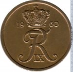 5 эре 1960 г. Дания(28) -4173 - аверс