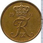 5 эре 1971 г. Дания(28) -4173 - аверс