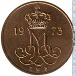 5 эре 1973 г. Дания(28) -4173 - аверс
