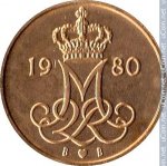 5 эре 1980 г. Дания(28) -4173 - аверс