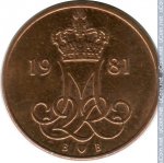 5 эре 1981 г. Дания(28) -4173 - аверс