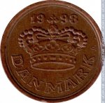 50 эре 1998 г. Дания(28) -4173 - аверс