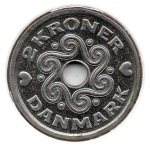 2 кроны 1999 г. Дания(28) -4173 - аверс