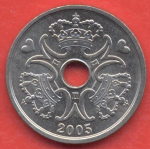 2 кроны 2005 г. Дания(28) -4173 - реверс