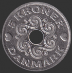 5 крон 2002 г. Дания(28) -4173 - аверс