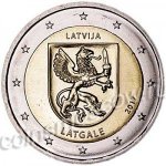 2евро 2017 г. Латвия(13) - 10123 - аверс