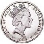 5 пенсов 1988 г.   Остров Мэн  (15) - 8204 - реверс