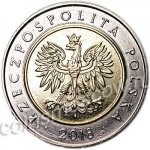5 злотых 2018 г. Польша(18) -6491 - реверс