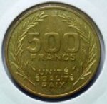 500 франков 1991 г. Джибути(7) -1169 - аверс