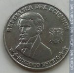 10 сентаво 2000 г. Эквадор(26) - 321 - реверс