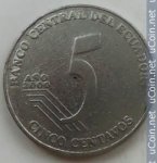 5 сентаво 2000 г. Эквадор(26) - 321 - аверс