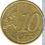 10 центов 2011 г. Эстония(26) - 3424 - аверс