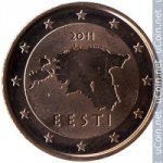 2 цента 2012 г. Эстония(26) - 3424 - реверс