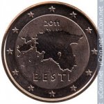 5 центов 2011 г. Эстония(26) - 3424 - реверс