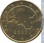 50 центов 2011 г. Эстония(26) - 3424 - реверс