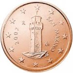 1 цент 2002 г. Сан-Марино(19) -60744 - реверс