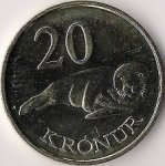 20 крон 2011 г. Фарерские острова (22) - 960 - аверс