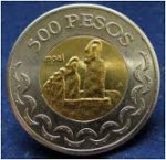 500 песо 2007 г. Пасхи остров(17) -700 - аверс