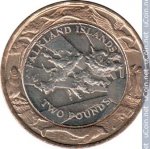 2 фунта 2004 г. Фолклендские острова(24) -2562 - реверс