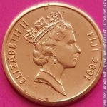 1 цент 2001 г. Фиджи(24) -522 - аверс