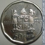 50 центов 2013 г. Фиджи(24) -522 - аверс