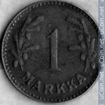 1 марка 1946 г. Финляндия(24) -16437 - аверс