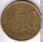 10 центов 1999 г. Финляндия(24) -16437 - аверс