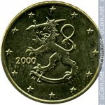 10 центов 2000 г. Финляндия(24) -16437 - реверс
