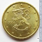 10 центов 2001 г. Финляндия(24) -16437 - реверс
