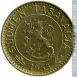 10 марок 1953 г. Финляндия(24) -16437 - реверс
