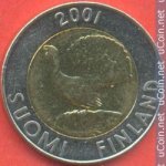 10 марок 2001 г. Финляндия(24) -16437 - реверс