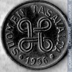 5 марок 1956 г. Финляндия(24) -16437 - реверс