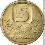 5 марок 1983 г. Финляндия(24) -16437 - реверс