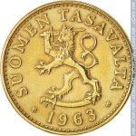 50 пенни 1963 г. Финляндия(24) -16437 - аверс