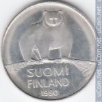 50 пенни 1990 г. Финляндия(24) -16437 - реверс